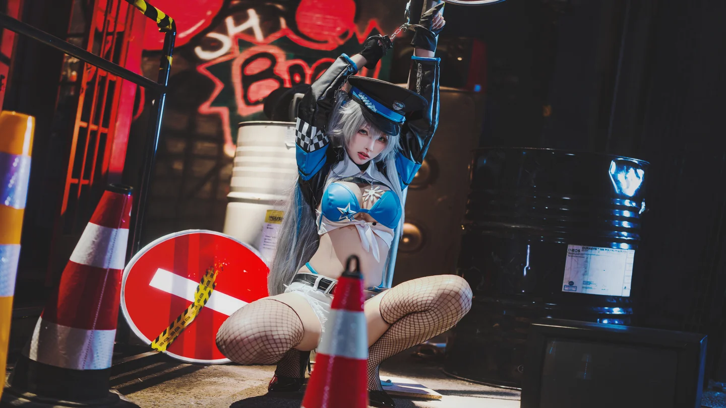 宮本桜 - 交错战线·刃齿 女警 [22P-380MB] tg@simisebaisi 【丝足阁】001.webp